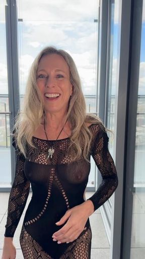 Cucked on the Balcony: Blonde MILF gets Railed with Your Keys Around My Neck"