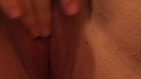 Dazzling MILF masterbates in POV while her pussy drips with desire