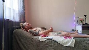 Friend watched me masturbation, sucked my cock&#x1F346; till I ejaculated in her mouth