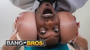 BANGBROS - Brija Monet's Tits Bouncing Everywhere As Jonathan Jordan Fucks Her In Missionary