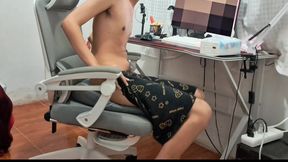 without closing the door