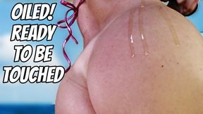 Shiny Bikini Oil Striptease – Ass, Boobs & Belly Show