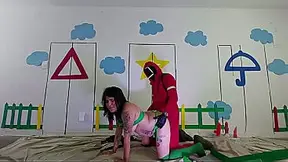 Parody of The Squid Game's Anal Test