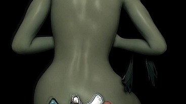 POV Robot Girl Strip tease