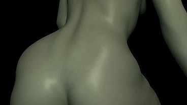 POV Robot Girl Strip tease
