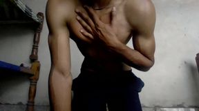 a teen boy show his body