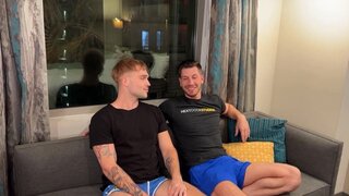 Jordan Starr having oral and anal sex with Trent Marx