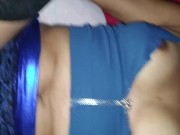 Me encanta cómo gime mi putita cuando me la cojo en minifalda y liguero