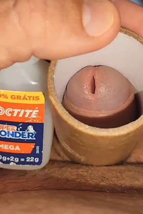 Sharpening the Glans Penis with Liquid Glue.