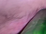 Twink princess take cucumber in asshole for the first time (Carla Chantell, PMV)