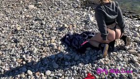 photoshoot at the river and double fuck with luna
