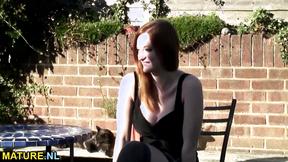 step grandpa fucks a big boobed teen outdoor