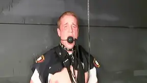 Kilted Cop Bound, Spanked, And Jerked Off