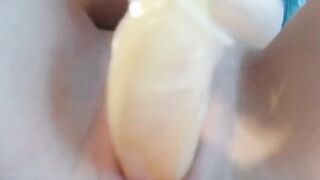 Bae Indian cunt with mouth put a banana into her cunt -