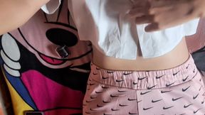 COLOMBIAN TOUCHES AND MASTURBATES IN FRONT OF HER STEPFATHER