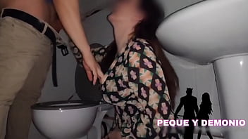 I ran away with my husband&#039_s best friend to the bathroom of a disco. And he caught me sucking her ??