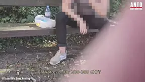 Random hetero married Guy at the park accepts my offer and tries his first gay blowjob at his lunch break