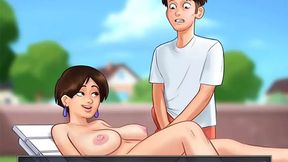 CHEATING NEIGHBOR ASKS ME TO GIVE HER AN UNCENSORED MASSAGE AND HARDCORE SEX