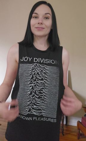 Teasing in a tank top