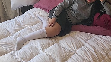 I Found My Student Neighbor Alone and She Fucked Me Like a Drawer That Doesn't Close AFTER SCHOOL How Delicious, the Whore Shouted! (SHEER COMPLETE VIDEO)
