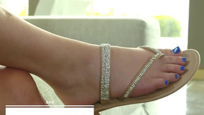 ”Athena's P-O-V Footjob Stress Release”