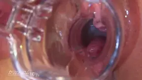 Silent Rina Nanase Opens Her Pussy Wide Without Any Expression