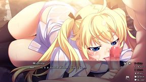 Japanese MILF Michiru Matsushima gets fingered and fucked in intense hentai game scene