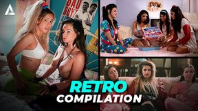 Raunchy Retro Romp: Alina, Gina, Jane, Gia & Friends Get Wild and Wicked!