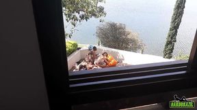 casal doidera filma escondido a juju doidera nos bastidores - binho ted