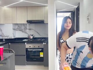 My shy stepsister films herself modeling in pantyhose for her best friend and I fuck her hard in exchange for not telling my stepdads.