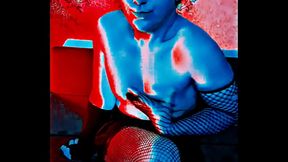 Seductive Vampire Chic: Rocking Fishnets and Mini Skirts with Flair