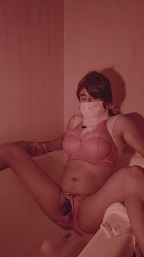 Sissy Slut Bouncing on Dildo 2