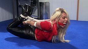 Mikaela Witt Hogtied On The Floor