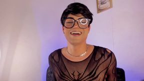 Femboy Ken Submissive Slut Dances Asking for Cock