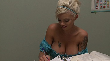 The Professor Wants To See Delta White's Huge Tits