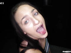 That's it Alli! Now swallow the goods!