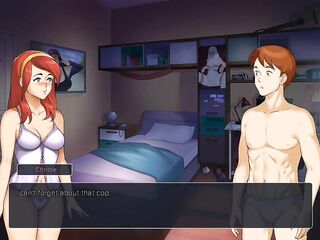 Step Sister with Pants on in Couch