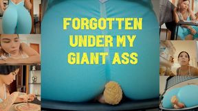 I FORGOT HIM UNDER MY GIANT ASS - Giantess Kelly 1080