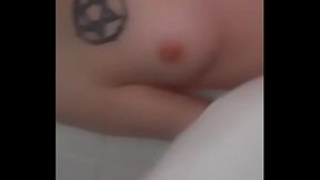 showing off the perky tits