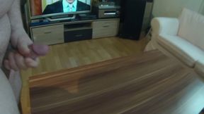 Cum on Table 2 Times