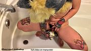 Feet & Piss Plush Domination in Fursuit