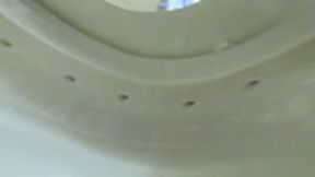 shrinking fetish - Toilet-Sized Temptation: A Tiny Trespasser’s Soaked Descent POV, toilet fetish, femdom, goddess worship  4k smaller