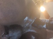 Thick 12 inch bbc makes my hole beg for Mercy