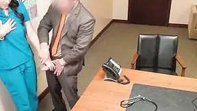 Principal Fucks Milf Nurse On His Desk