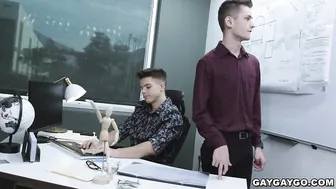 Jayden submits to Trevor Harris and Evan Knoxx in a steamy threesome
