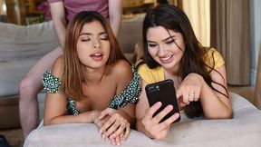 FreeUse featuring Hazel Heart and Alyx Star's cumshot xxx