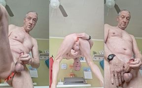 Grandpa Daddy Aneros Sextoy Cumshot Sexshow