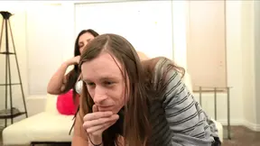 Luna Leve teases and sucks on webcam