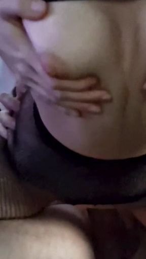 Powerful moment from "A depraved girl was seduced by a pickup truck and fucked in the car"