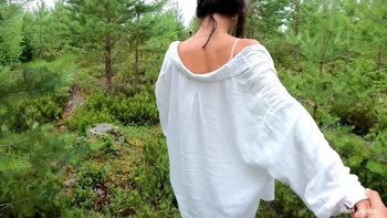 NoahAndLuna's Forest Frenzy: Passionate Outdoor Romp